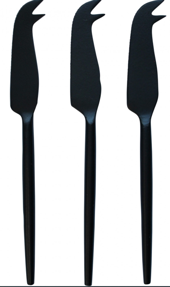 Cheese Knife Pointed - Black